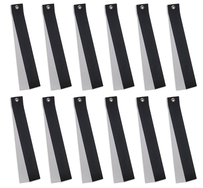 Hi-Vis Streamers for Dummies 2-Flag (12 PACK)